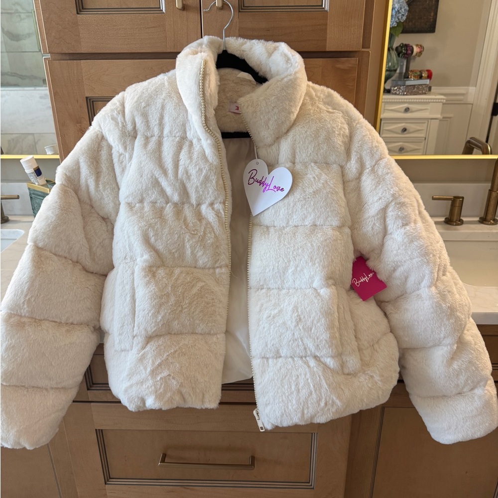 Buddy Love Cream Puffer Jacket